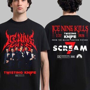 Ice Nine Kills x Scream 7 Opening Knife T-Shirt